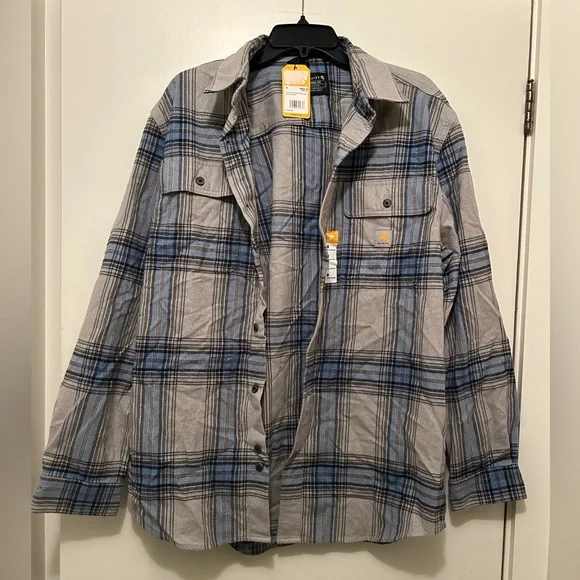 Carhartt Loose Fit Heavyweight Flannel - Picture 1 of 8